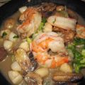 Scallops and Shrimp With Mushrooms