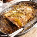 Smoked Salmon in Pine Needles