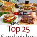 Top 25 Sandwich Recipes
