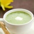 Asparagus Soup with Lemon Creme Fraiche Recipe