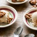 Sorghum Ice Cream with Sorghum Peanut Brittle