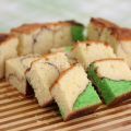 Pandan Marble Butter Cake