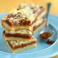 Cajeta Shortbread Crumb Bars