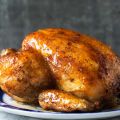 Roasted Chicken with Apricot Glaze