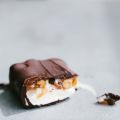 Salted Peanut Caramel Ice Cream Bars