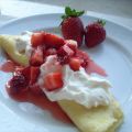 Strawberry and Cream Cheese Crepes
