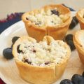 Mini Blueberry Cream Cheese Pies