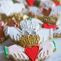 Claddagh Cookies, decorated nine ways!