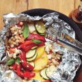 Polenta Stack With Navy Bean Salad
