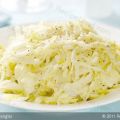 Lemon Cream Braised Cabbage