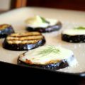 Grilled Eggplant Roulade With Balsamic Glaze