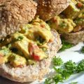 Chicken Salad in a Whole Wheat Bread Bowl