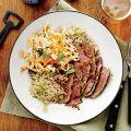 Ginger Steak and Sesame Brown Rice