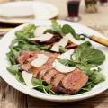 Grilled Steak on Arugula