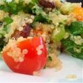 Quinoa Salad with Mint, Almonds and Cranberries