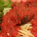 Spaghetti and Bean Balls