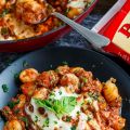 Mozzarella Baked Gnocchi Bolognese