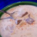 Potato Soup With Green Chilies and Cheese