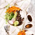 Bowl of Food: Thai Beef with Fresh Vegetables