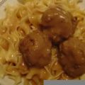 Beef Stroganoff with Butter Noodles Recipe