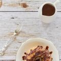 Churros Cake with chocolate ganache