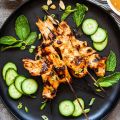 Grilled Chicken Satay with Peanut Sauce