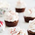 Peppermint Cocoa Brownie Cups