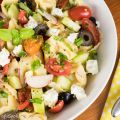 Greek Tortellini Pasta Salad