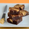 Dark Chocolate Peanut Butter Swirl Brownies