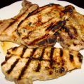 Grilled Pork Chops Sweet and Garlicky
