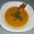 Creamy Pumpkin Soup with Crab Claw Recipe