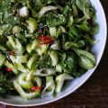 Sweet and Sour Celery Cilantro Salad