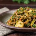 Green Beans with Olive Oil and Tomato Sauce