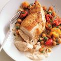 Roast Chicken Breasts with Garbanzo Beans,[...]