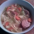 Kielbasa and Cabbage Soup in a Jiffy Recipe