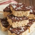 Salted Chocolate Brown Butter Crispy Treats