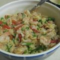 Orzo Salad With Shrimp and Double Peppers