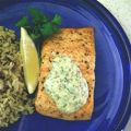 Grilled Salmon Fillets with a Lemon, Tarragon,[...]