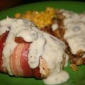 Stuffed Chicken Wrapped in Bacon Served With[...]