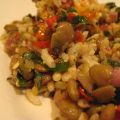 Curried lentil and rice salad Recipe
