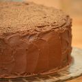 Chocolate Cake with Mocha Ganache and Frosting