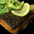 Crisp Salmon with Citrus Avocado Salad Recipe