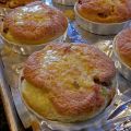 Smoky Cheddar and Bacon Puffed Eggs