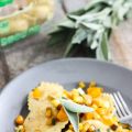 Roasted Veggie Ravioli with Brown Butter Sage[...]
