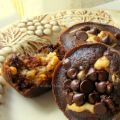 Chocolate-Peanut Butter Layer Cupcakes Recipe