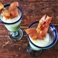Honeydew Melon Soup with Cured Ham