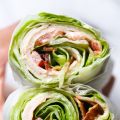 Chicken Club Lettuce Wrap Sandwich