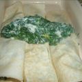 Pancakes (Crepes) Filled With Spinach (Filling[...]