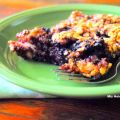 Irish Blackberry Crumble Cake