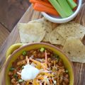 Buffalo Chicken and Bean Chili